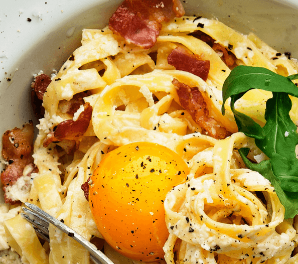 Krämig carbonara